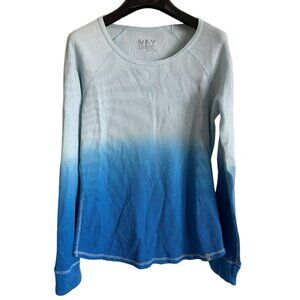 Marc New York Performance Blue Long Sleeve T-shirt